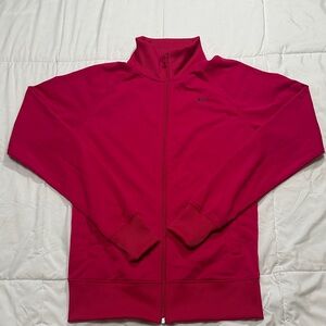 Nike The Athletic Department Women's Vibrant Pink Full-Zip Jacket